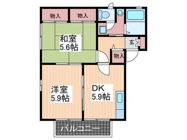 サントーク　Ｄの物件間取画像